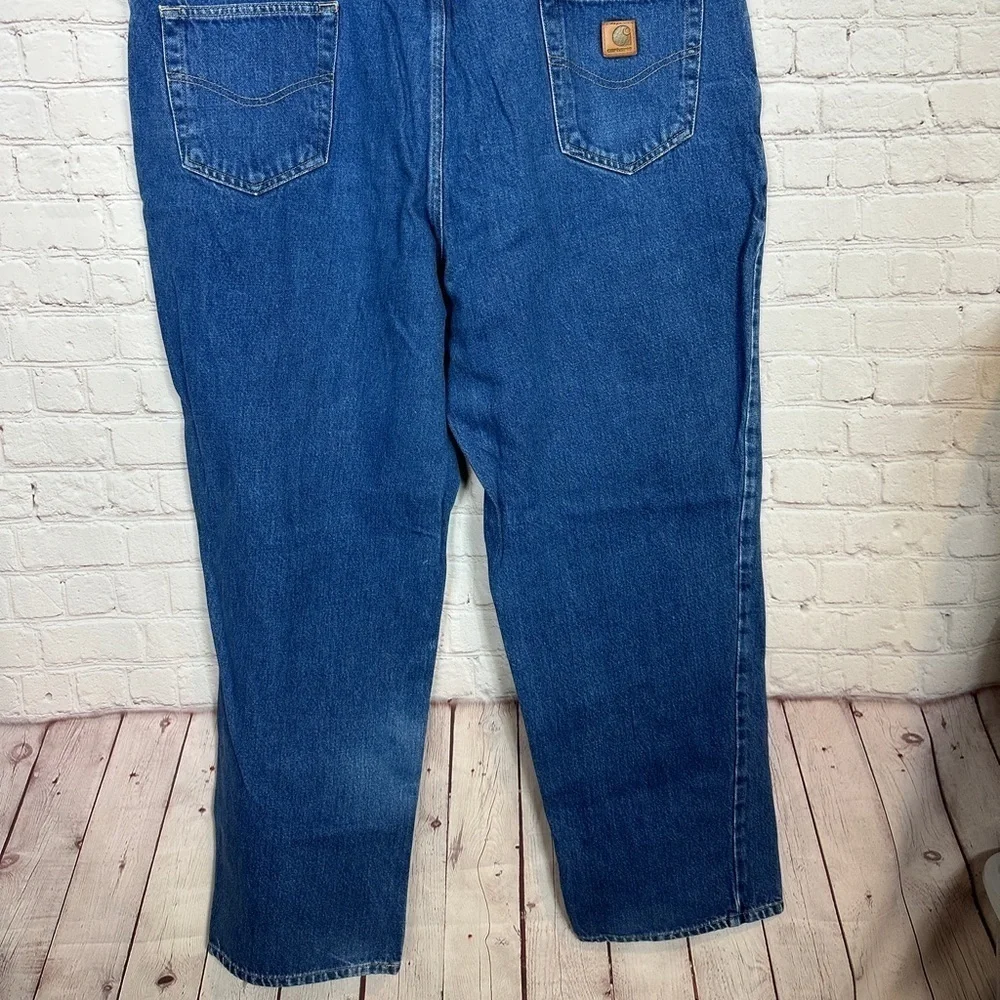 Carhartt Relaxed Fit Jeans men's straight‎ leg jeans, sz 42 x 32